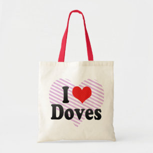 Tote Bag J'aime des colombes