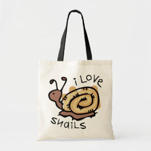 Tote Bag J'aime des escargots