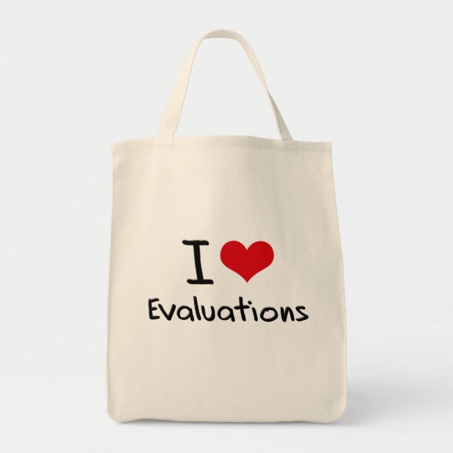 Tote Bag J'aime des évaluations (Devant)