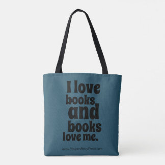 Tote Bag J'aime des livres Fourre-tout (la sarcelle d'hiver