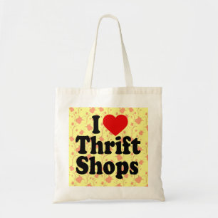 Tote Bag J'aime des magasins d'articles d'occasion au