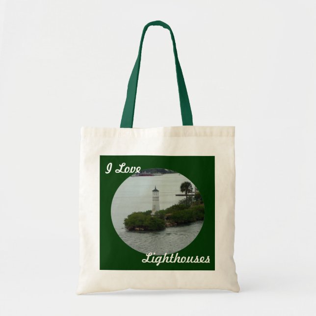 Tote Bag J'aime des phares (Devant)