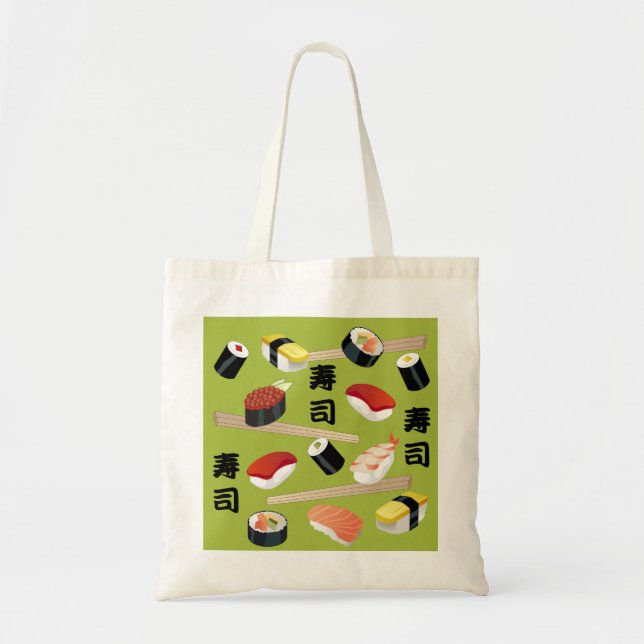 Tote Bag J'aime des sushi Fourre-tout (Devant)