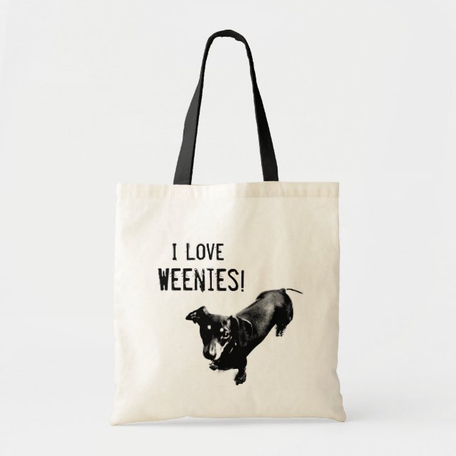 Tote Bag J'aime des Weenies Fourre-tout (Devant)