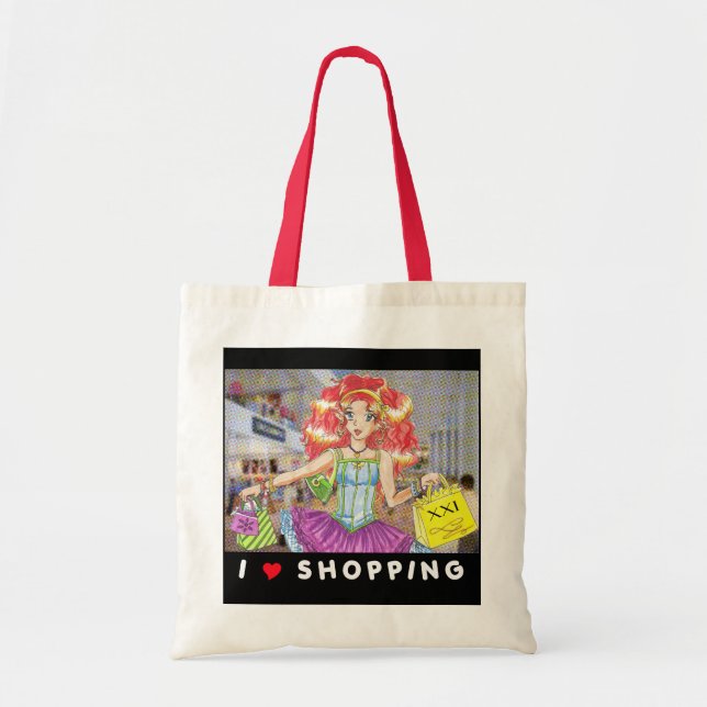 TOTE BAG J'AIME FAIRE DES EMPLETTES (Devant)