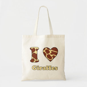 Tote Bag J'aime Giraffes
