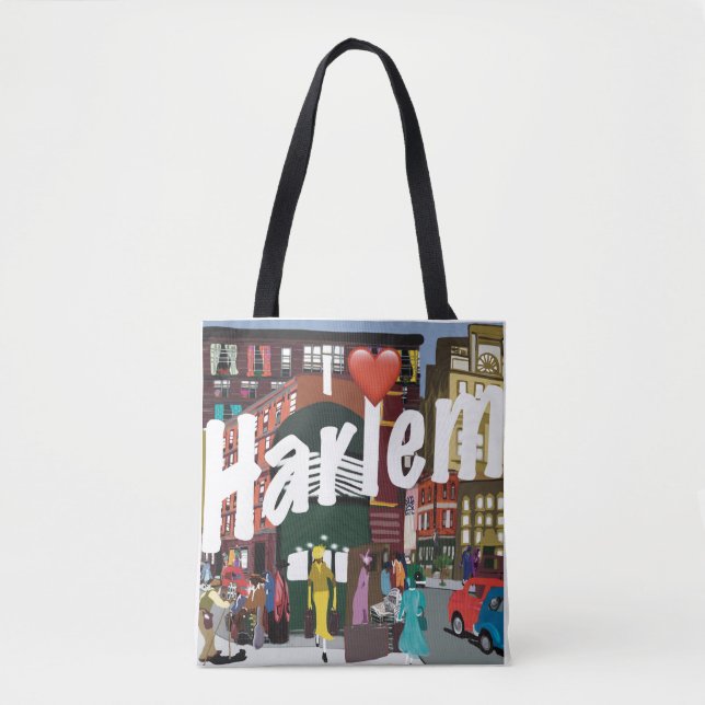Tote Bag J'AIME Harlem Fourre-tout (Devant)