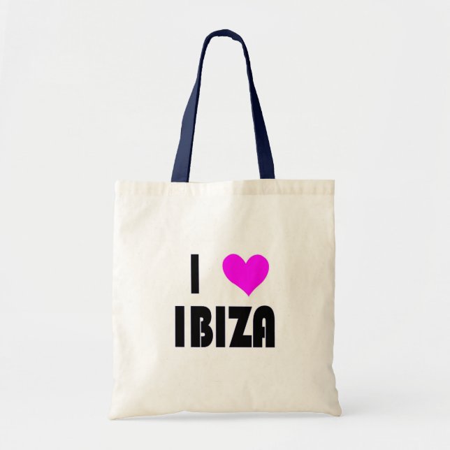 Tote Bag J'aime Ibiza (Devant)