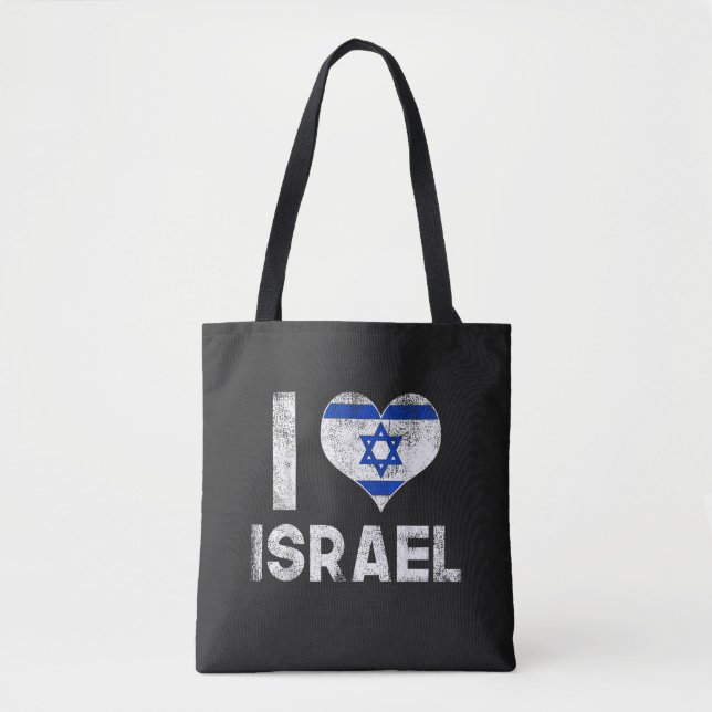 Tote Bag J'aime Israël (Devant)