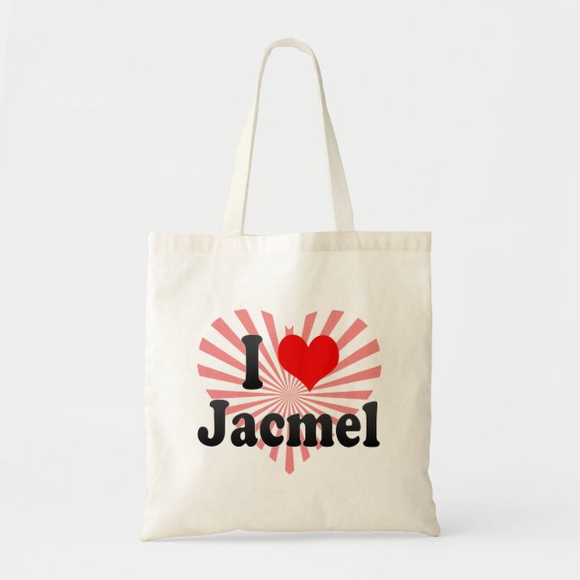 Tote Bag J'aime Jacmel, Haïti (Devant)