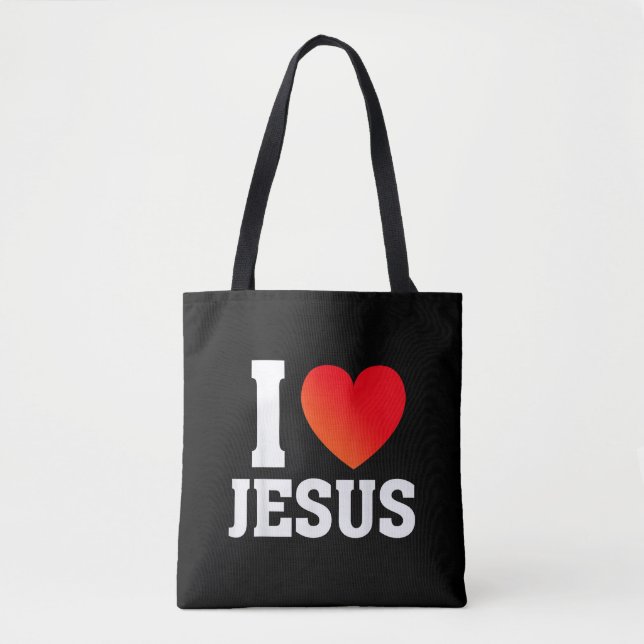 Tote Bag J'aime Jésus (Devant)