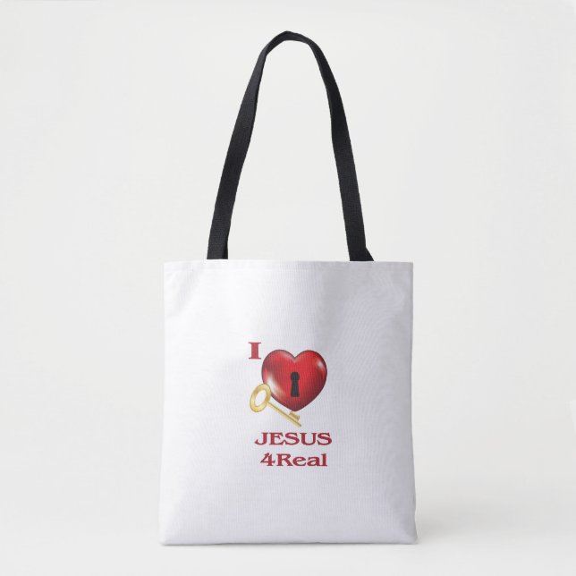 Tote Bag J'aime Jésus Fourre-tout (Devant)