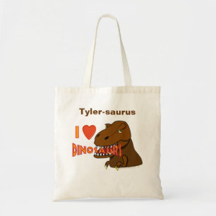 Tote Bag J'aime la bande dessinée Tyrranosaurus Rex de