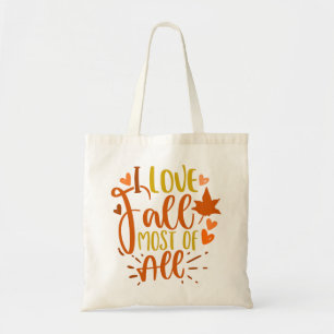 Tote Bag J'aime la chute La plupart de tous les citations d