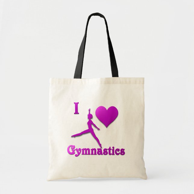 Tote Bag j'aime la gymnastique #8 (Devant)
