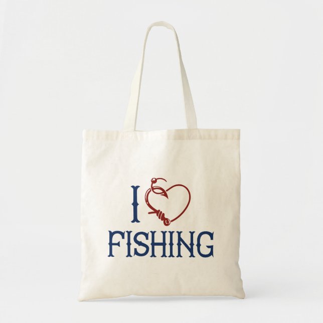 Tote Bag J'aime la pêche (Devant)