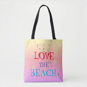 Tote Bag !J'aime la plage" Plage Ensoleillé