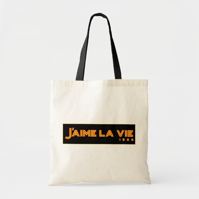 Tote Bag J'aime la vie (Devant)