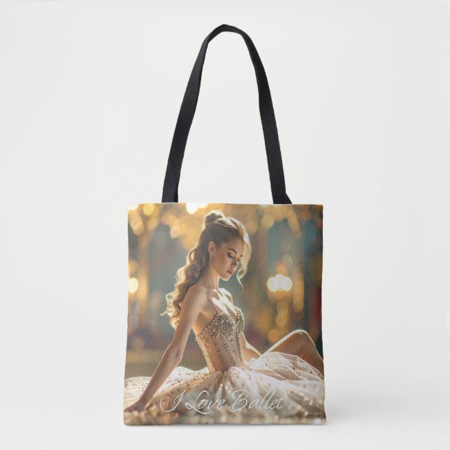 TOTE BAG J'AIME LE BALLET - BALLET & DANSE (Devant)
