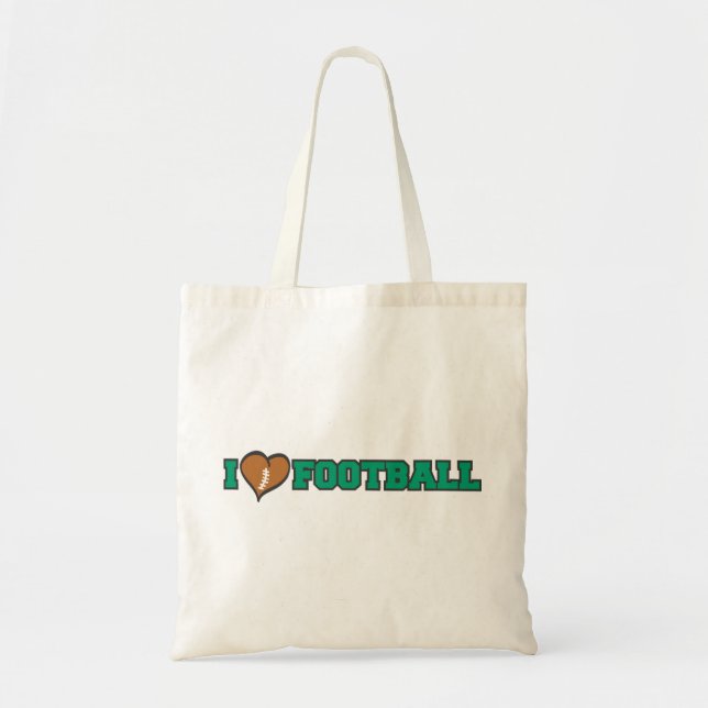 Tote Bag J'aime le football (Devant)