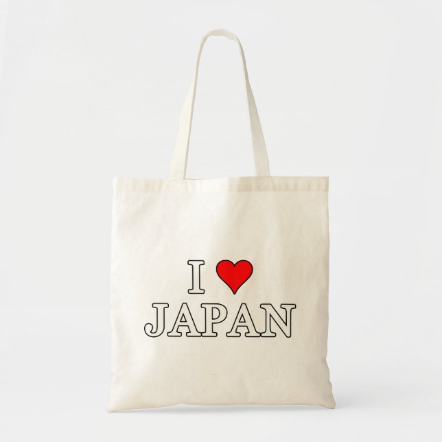 Tote Bag J'aime le Japon (Devant)