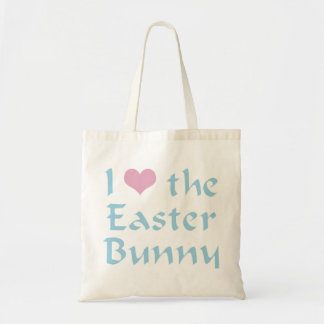 Tote Bag J'aime le lapin de Pâques