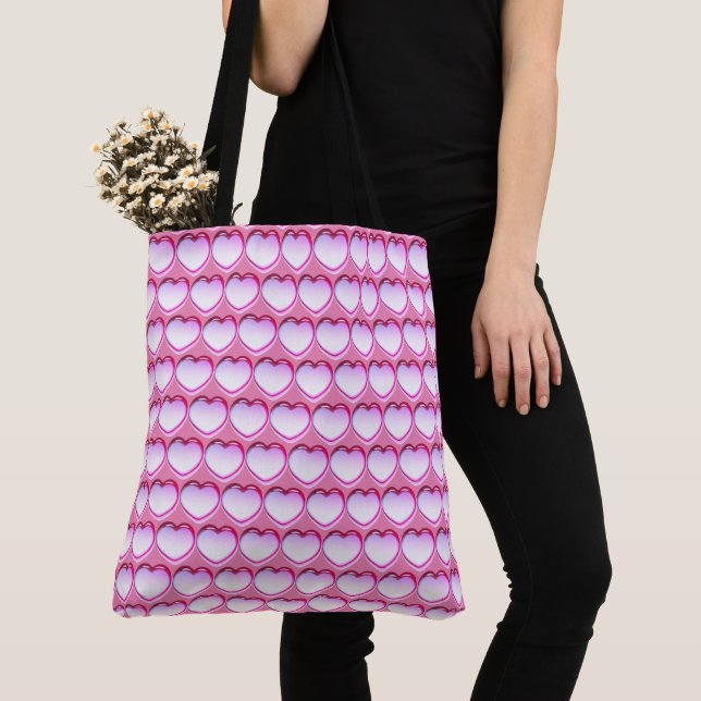 Tote Bag J'aime le rose (De près)