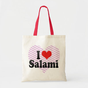 Tote Bag J'aime le salami