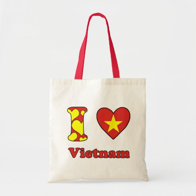 Tote Bag J'aime le Vietnam (Devant)
