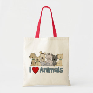 Tote Bag J'aime les animaux