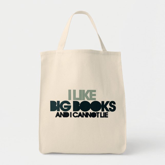 Tote Bag J'Aime Les Grands Livres (Devant)