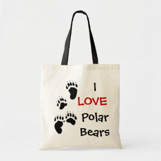 TOTE BAG J'AIME LES OURS BLANCS