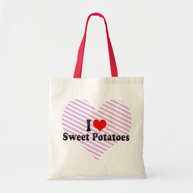 Tote Bag J'aime les patates douces (Devant)