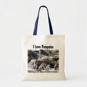 Tote Bag J'aime les pingouins