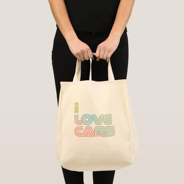 Tote Bag J'aime les voituresSac à dos (Devant (produit))