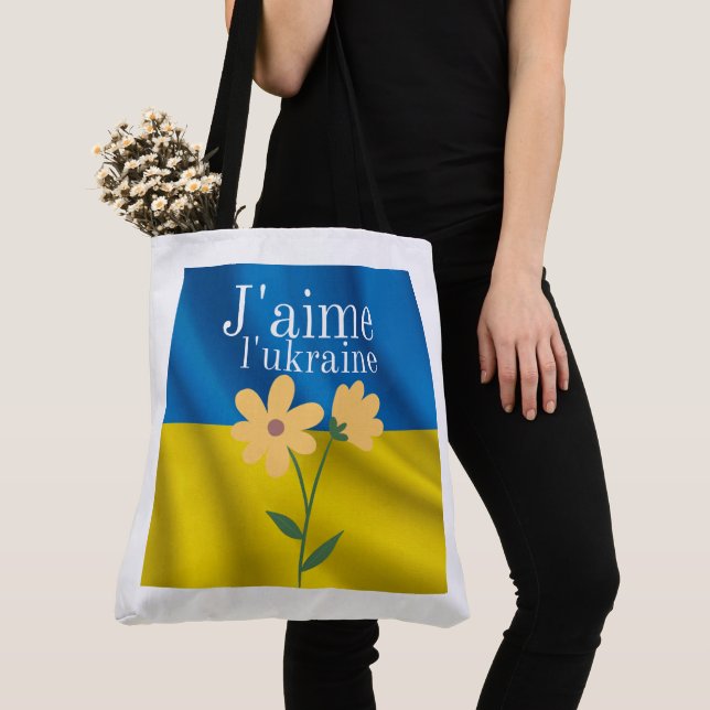 Tote Bag J'aime l'Ukraine (De près)