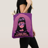 J'AIME MA MAUVAISE ATTITUDE FILLES DAMES FOURRE-TO