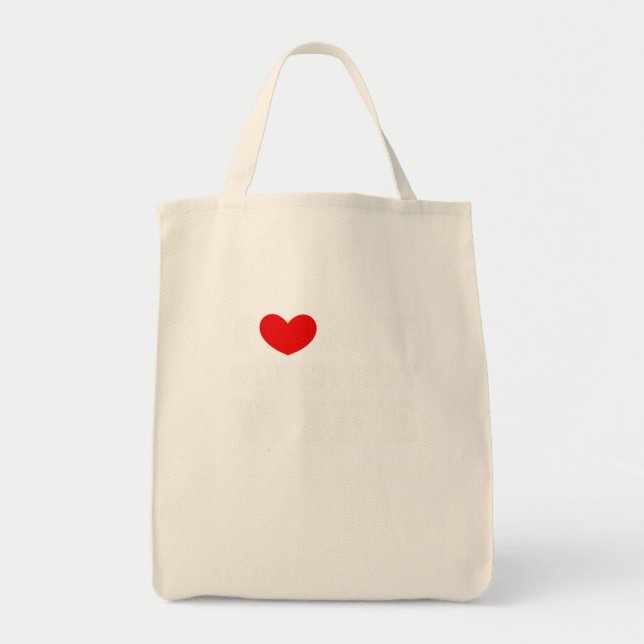 Tote Bag J'Aime Ma Super Femme Chaude J'Aime Mon Super Chau (Devant)