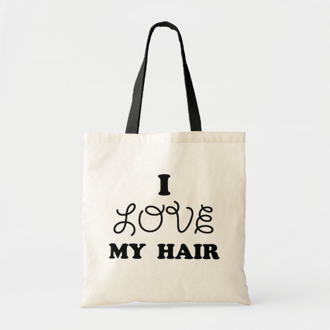 Tote Bag J'aime mes cheveux (Devant)