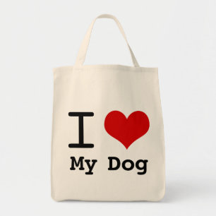 Tote Bag J'aime mon chien