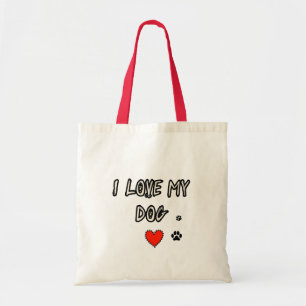 Tote Bag J'aime mon chien