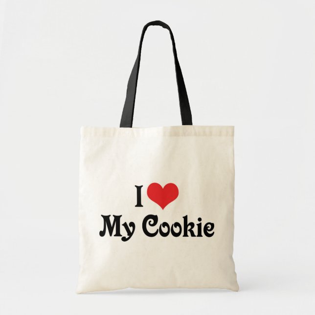 Tote Bag J'aime mon cookie (Devant)