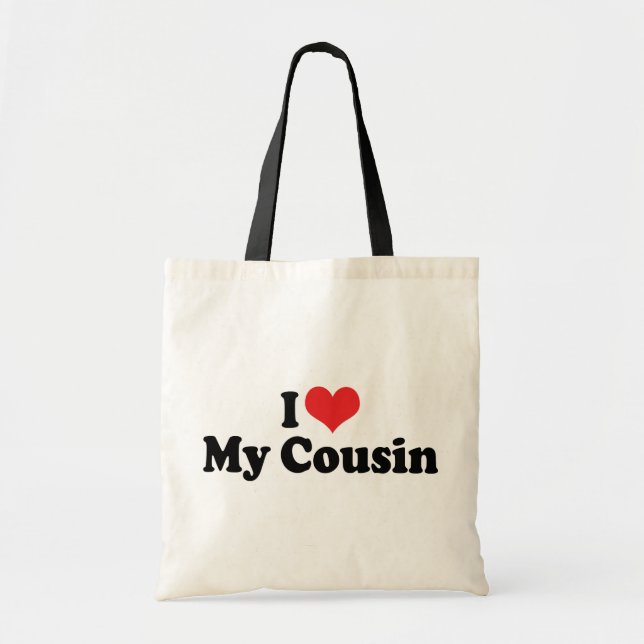 Tote Bag J'Aime Mon Cousin (Devant)