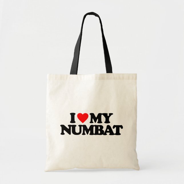 TOTE BAG J'AIME MON NUMBAT (Devant)