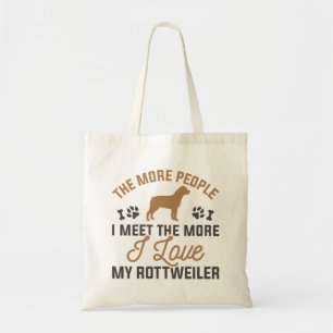 Tote Bag J'aime mon Rottweiler