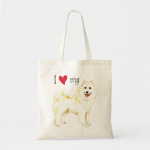 Tote Bag J'aime mon Samoyed