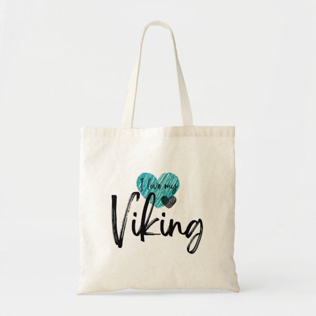 Tote Bag J'aime mon Viking  (Devant)