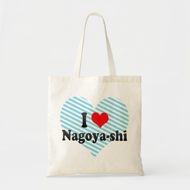 Tote Bag J'aime Nagoya-shi, Japon (Devant)