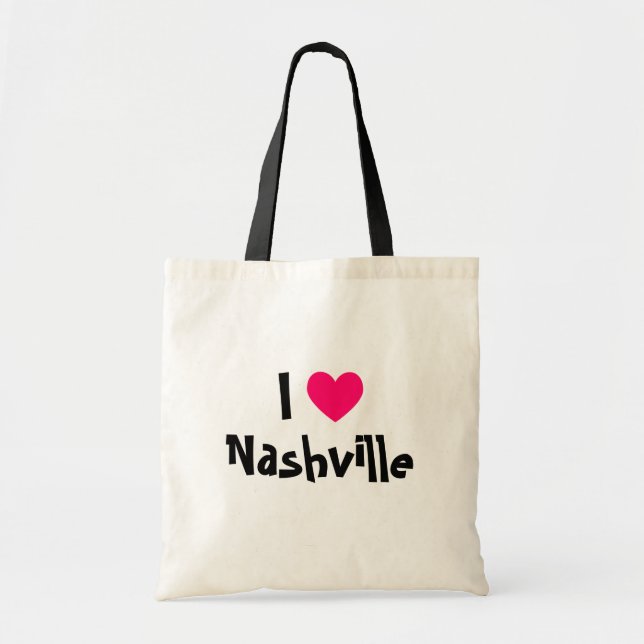 Tote Bag J'aime Nashville (Devant)