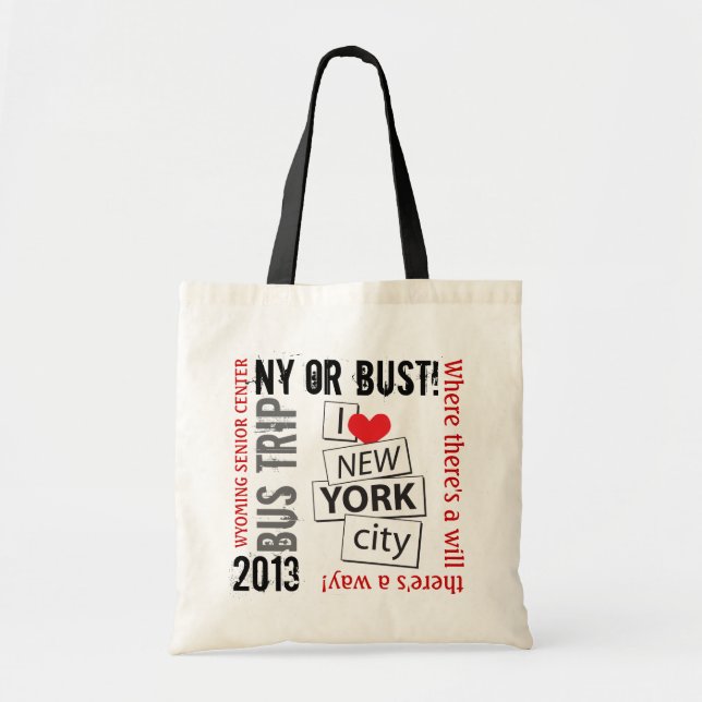 Tote Bag J'aime New York City (Devant)
